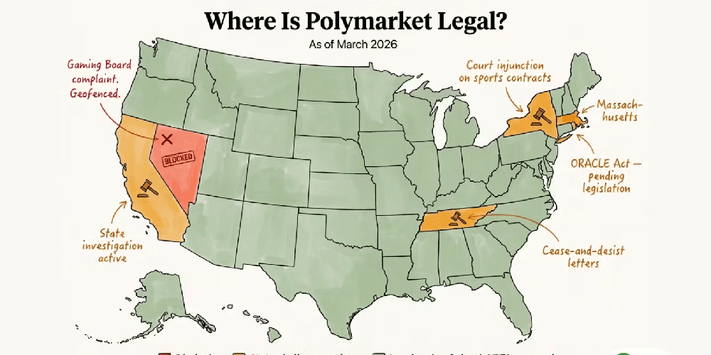 Is Polymarket legal in the USA 2026?